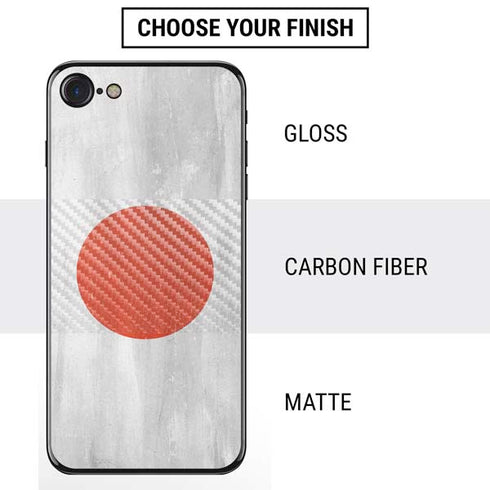 Japanese Flag Distressed iPhone SE (2nd & 3rd Gen) Skin